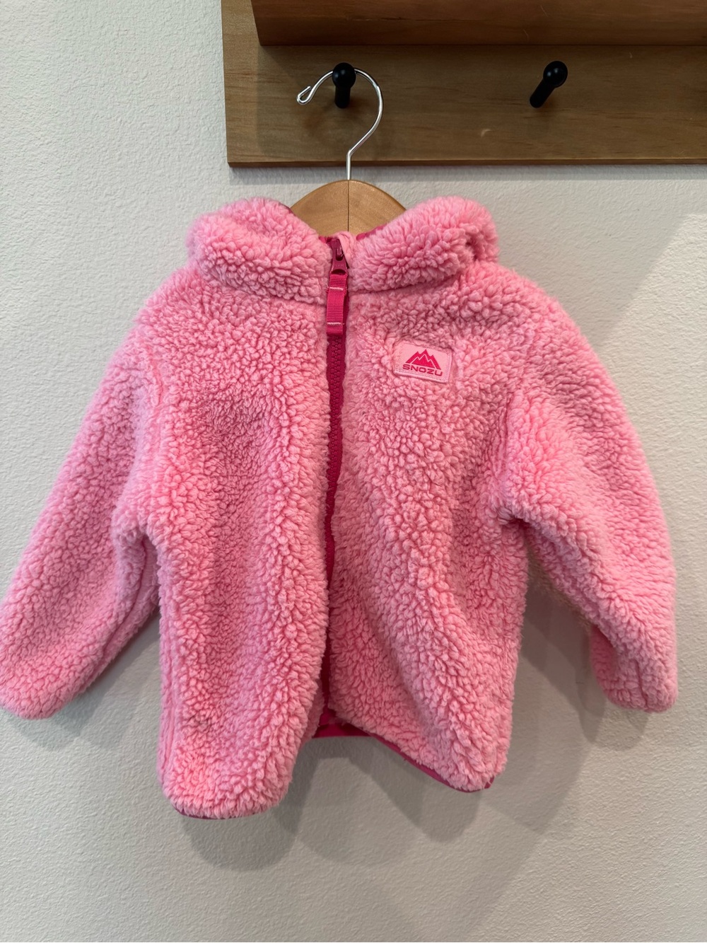 Snozu Pink Sherpa Jacket - Pink